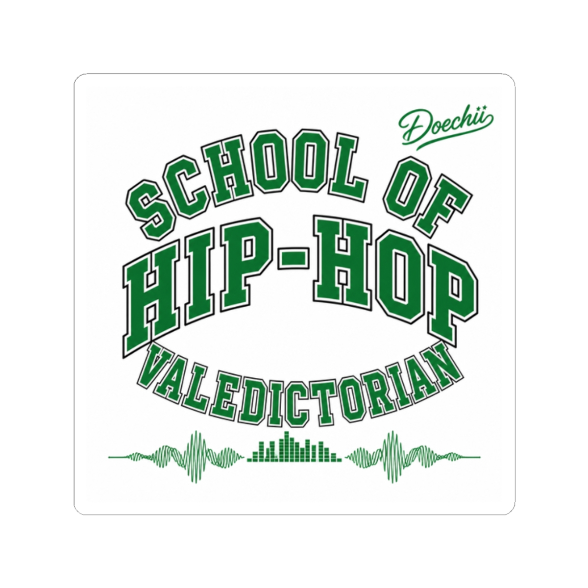 Doechii "School of Hip-Hop Valedictorian" Sticker - Official stickers merchandise
