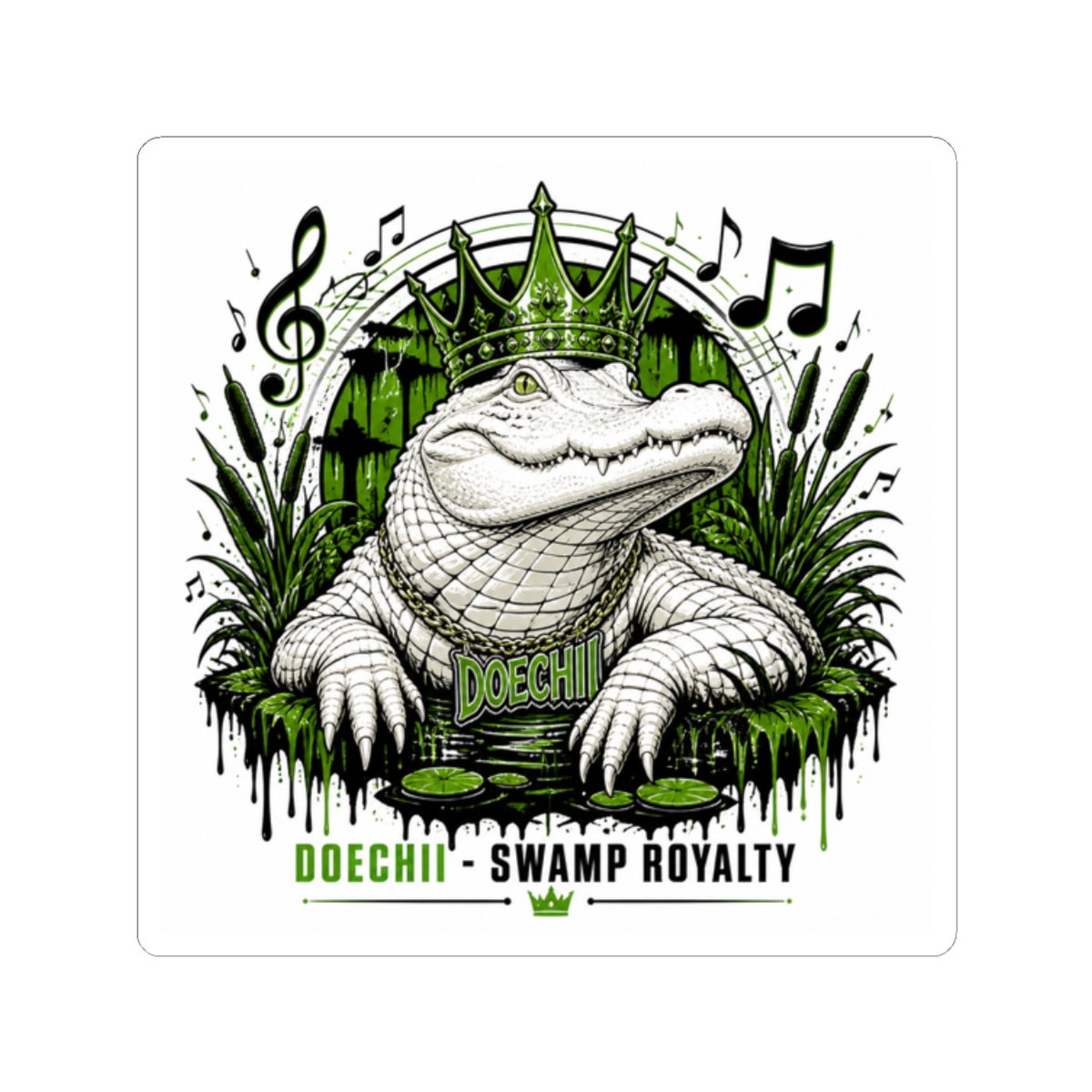 Doechii "Doechii - Swamp Royalty" Sticker - Official stickers merchandise