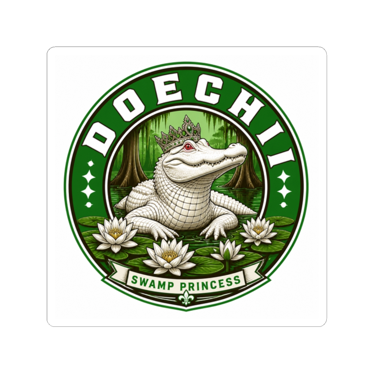 Doechii "Swamp Princess" Sticker - Official stickers merchandise