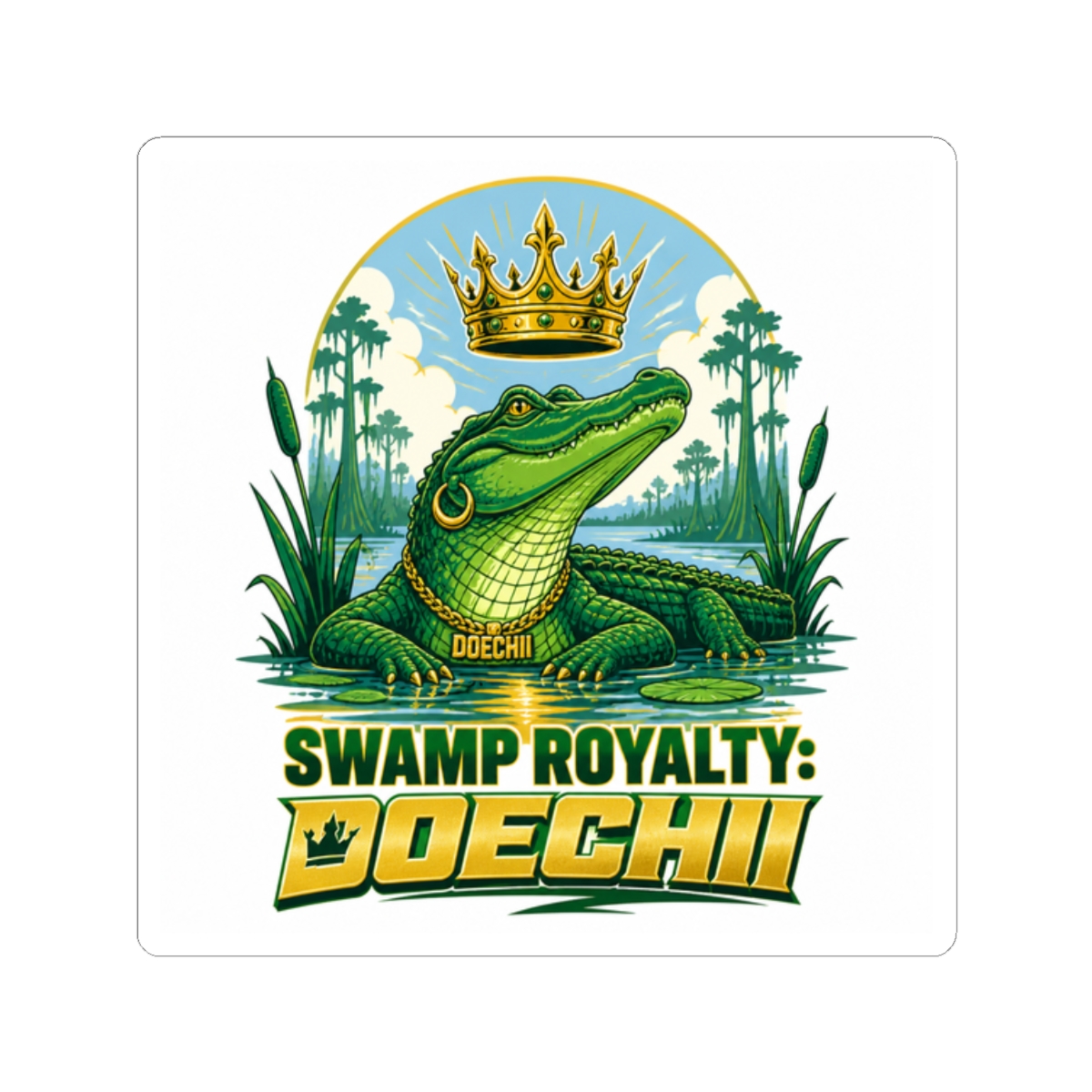 Doechii "Swamp Royalty: Doechii" Sticker - Official stickers merchandise