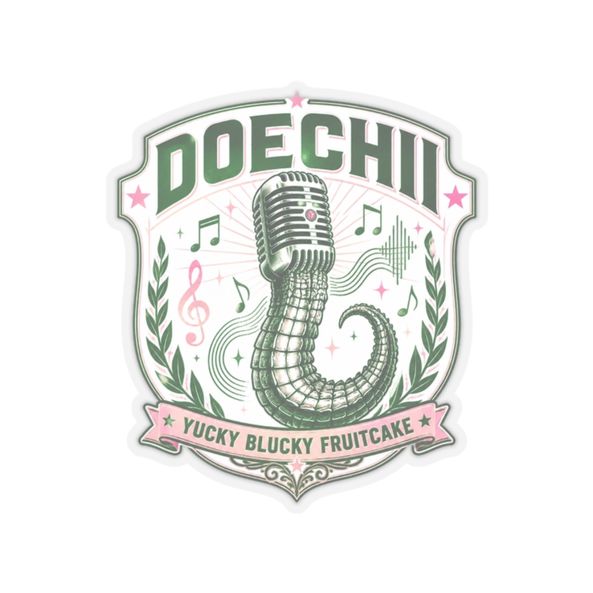 Doechii "Doechii - Yucky Blucky Fruitcake" Sticker - Official stickers merchandise